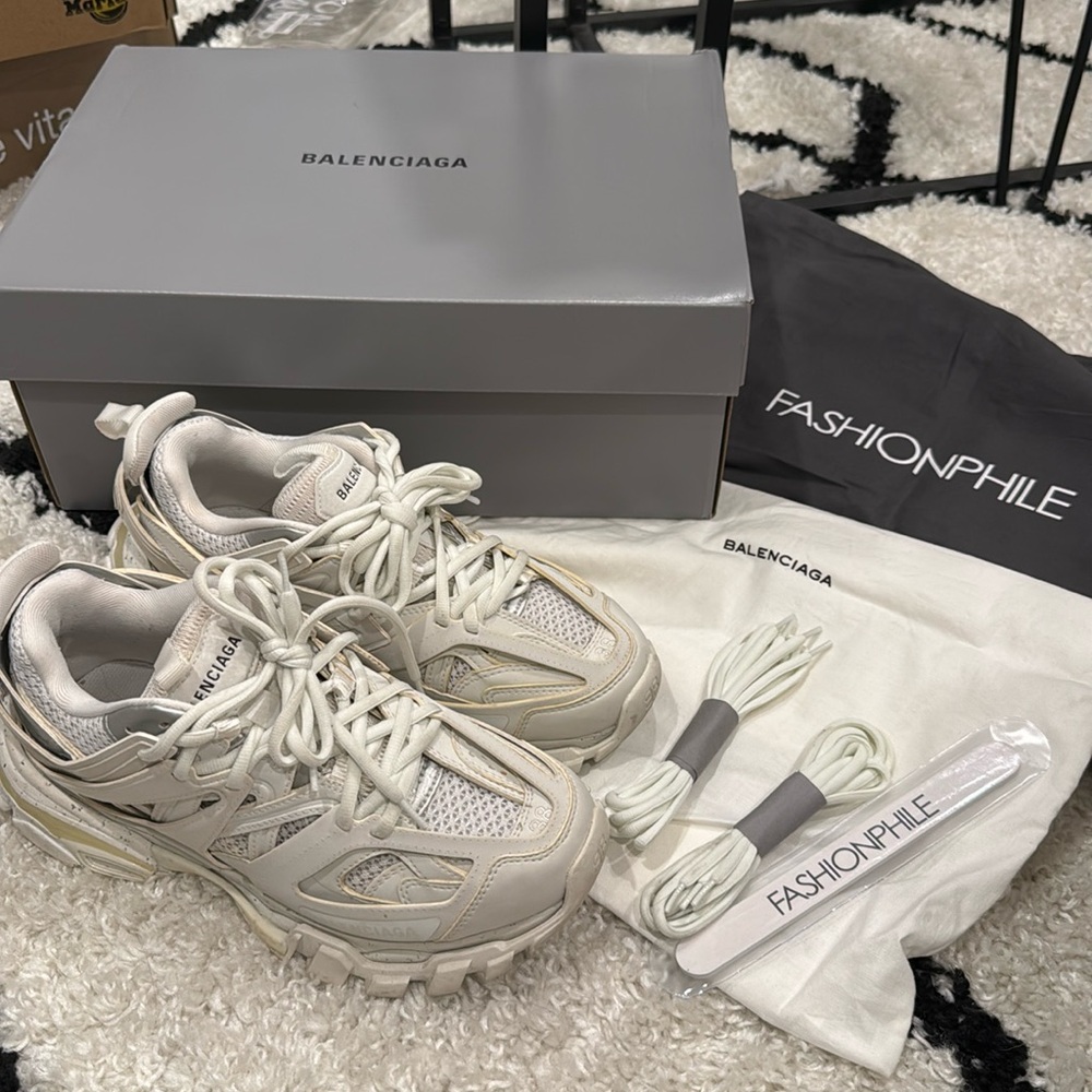 Balenciaga Track Runners sneakers - 38 white/cream neutral